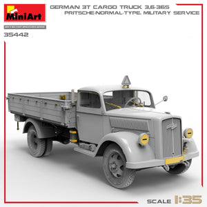 Miniart 35442 GERMAN 3T CARGO TRUCK 3,6-36S. PRITSCHE-NORMAL-TYPE. MILITARY SERVICE 1/35 – immagine 12