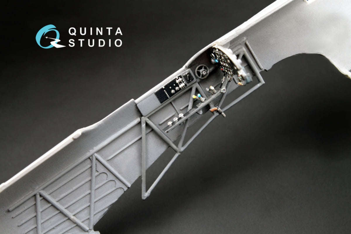 Quinta Studio QD48004 Yak-1B (late production) 3D-Printed &amp;amp; colored Interior on decal pape (for all kits) 1/48 – image 11