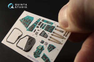 Quinta Studio QD72006 Mi-24V 3D-Printed &amp;amp; coloured Interior on decal paper (for Zvezda kit) 1/72 – immagine 3