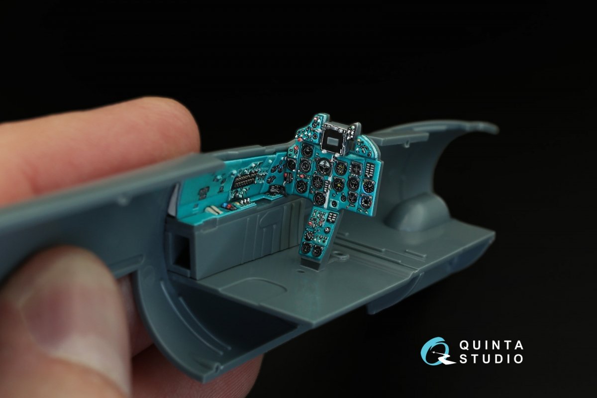 Quinta Studio QD48002 Yak-1 (early production) 3D-Printed &amp;amp; coloured Interior on decal paper (for all kits) 1/48 – zdjęcie 5