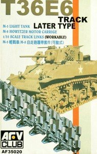 AFV Club 35020 M5/M8 Light Tank T-36E Track 1/35