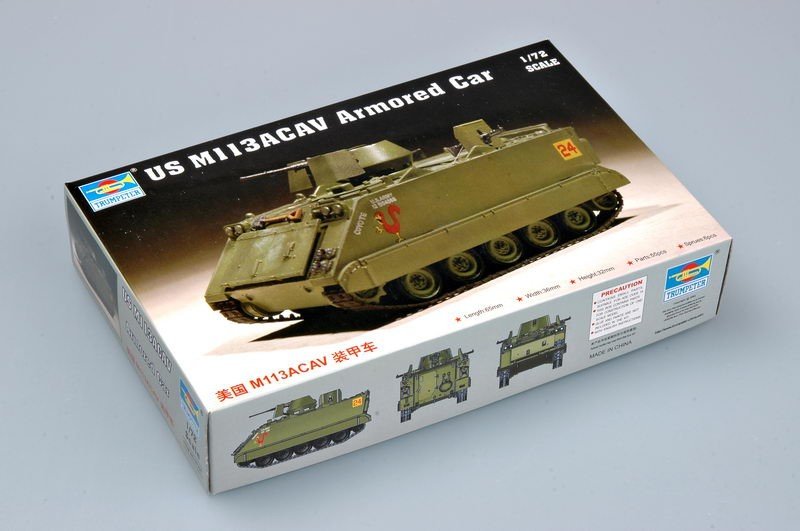 Trumpeter 07237 US M 113ACAV Armored Car 1/72 – zdjęcie 2