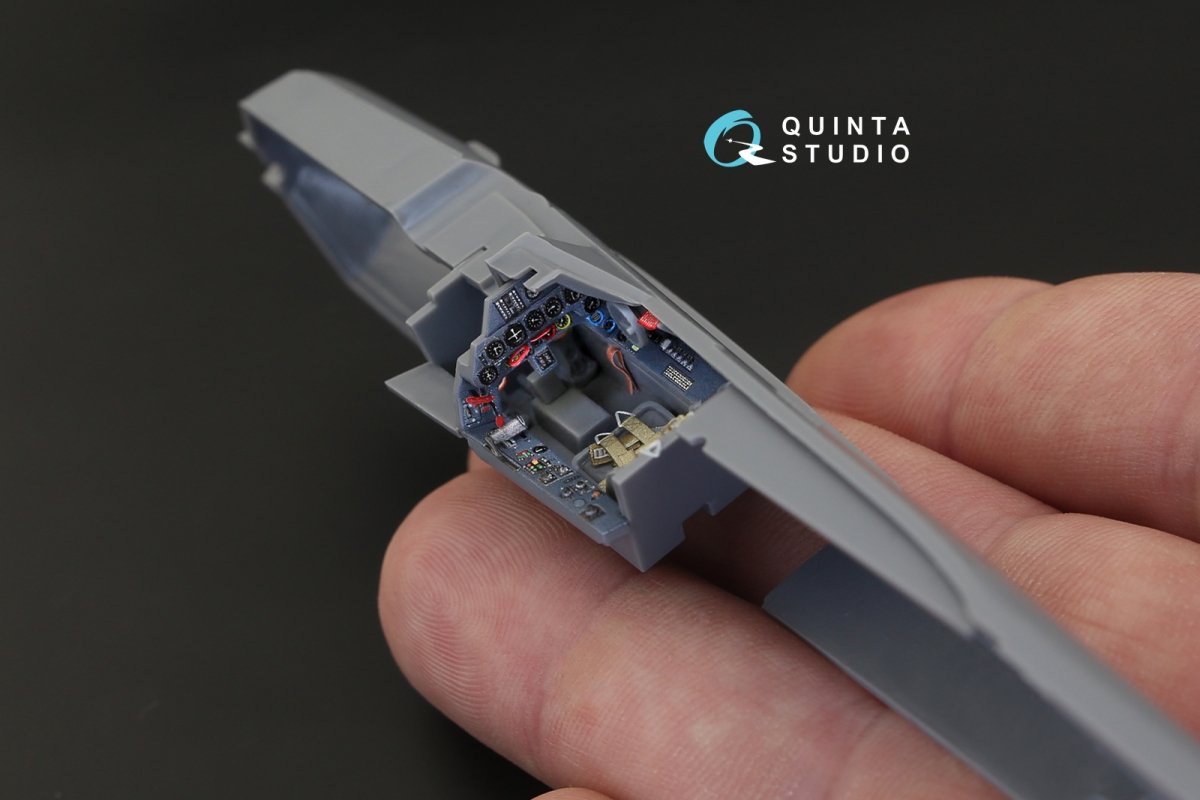 Quinta Studio QD48142 FW 190D-9 3D-Printed &amp;amp; coloured Interior on decal paper (for Tamiya kit) 1/48 – Bild 3