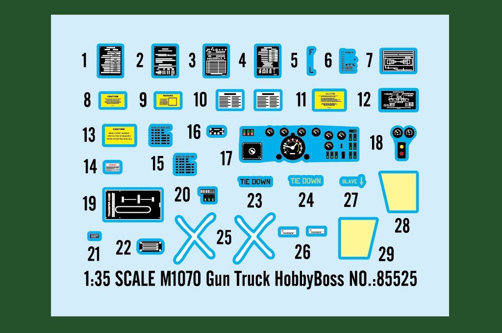 Hobby Boss 85525 M1070 Gun Truck 1/35 – Bild 17