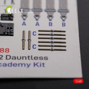KELIK K48088 SBD-2 Dauntless interior 3D decals for Academy kit 1/48 – Bild 5