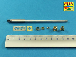 Aber 35L-215 Barrel for German 8,8cm Kw.K 43 (L/71) gun used on Tiger B Porsche turret-late for TAKOM model 1/35 – Bild 4