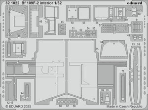 Eduard 321022 Bf 109F-2 HOBBY 2000, HASEGAWA 1/32