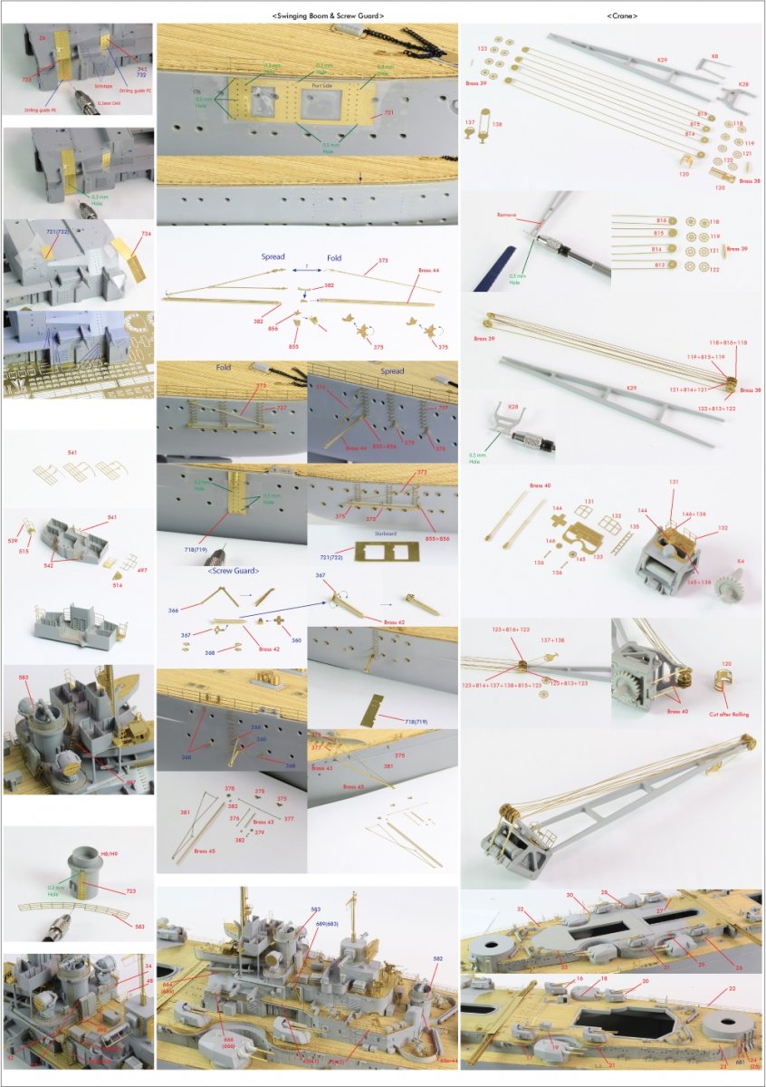 Pontos 23001F2 BISMARCK 1941 Detail Up Set Basic Ver.2 1/200 – image 20
