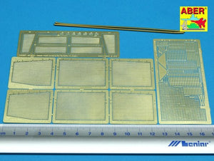 Aber 48021 German medium tank Pz.Kpfw. IV, Ausf. J (also Stug IV late, Jagdpanzer IV A) - vol. 5 - additional set - side mesh skirts 1/48 – zdjęcie 2