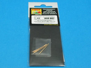 Aber A48 007 Set of 4 barrels for German aircraft 20mm machine guns MG 151/20 1/48 – zdjęcie 4