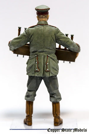 Copper State Models F32-004 German aerodrome personnel with grenades crate 1/32 – zdjęcie 3