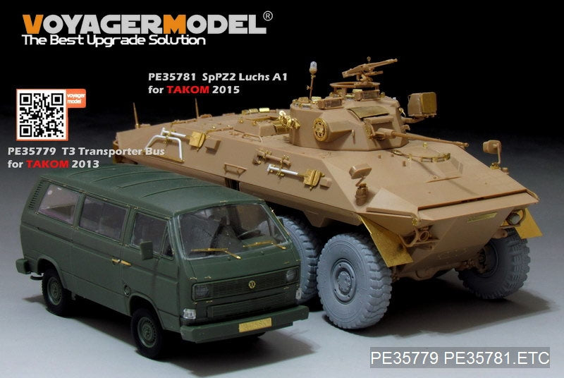 Voyager Model PE35779 Morden German T3 Transporter Bus For TAKOM 2013 1/35 – immagine 4