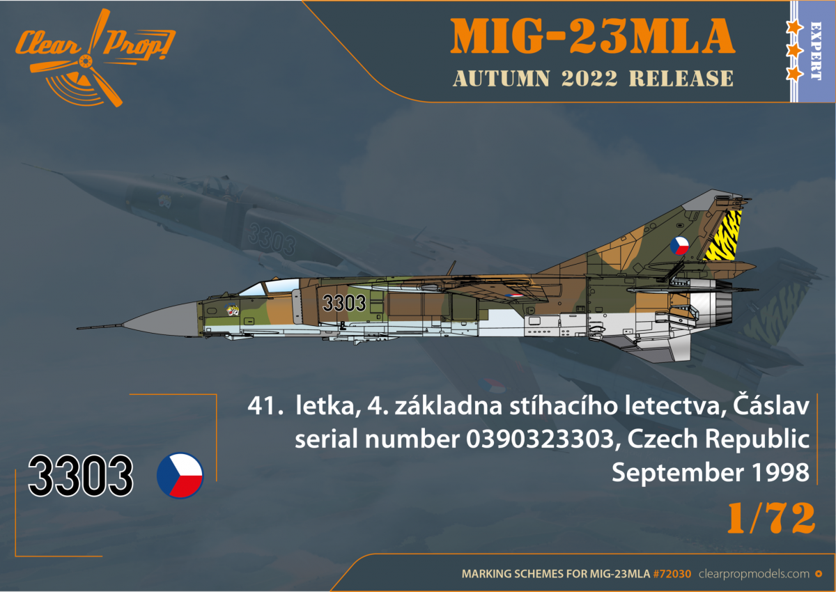 Clear Prop! CP72030 MiG-23MLA Flogger-G EXPERT KIT 1/72 – Bild 2