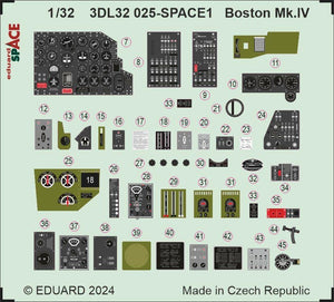 Maquette Eduard 3DL32025 Boston Mk. IV SPACE HONG KONG 1/32 – image 3