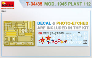 MiniArt 37091 T-34/85 Mod. 1945. Plant 112 1/35 – Bild 5