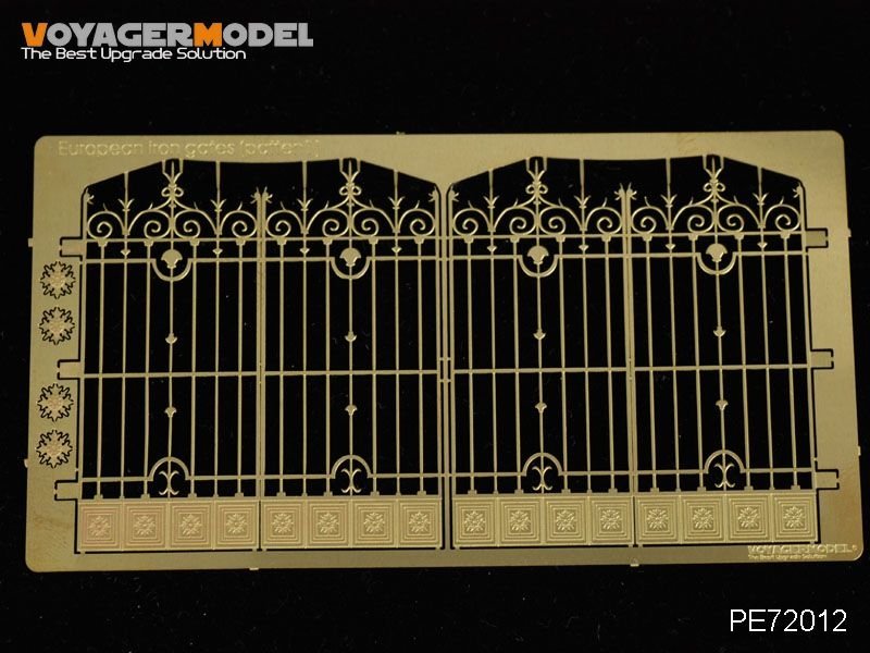 Portes de fer européennes Voyager Model PE72012 (Modèle 1) pour tous les modèles au 1/72