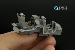 Quinta Studio QD48408 F-16D block 50 3D-Printed &amp;amp; coloured Interior on decal paper (Kinetic 2022 tool) 1/48 – zdjęcie 11