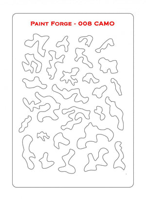 Paint Forge PFST008M STENCIL - CAMO – image 2