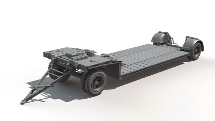 Das Werk DW35002 Sonderanhänger 115 10 Ton Tank Trailer Sd.Ah. 115 1/35 – zdjęcie 2