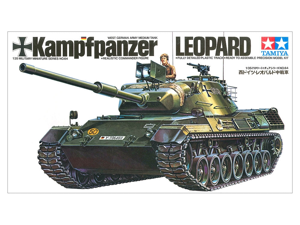 Tamiya 35064 West German Leopard Medium Tank 1/35 – imagen 2