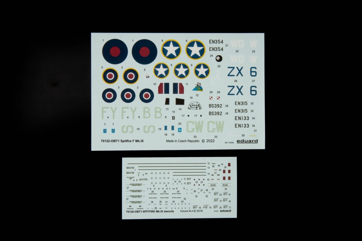 Eduard 70122 Spitfire F Mk.IX ProfiPack Edition 1/72 – image 6