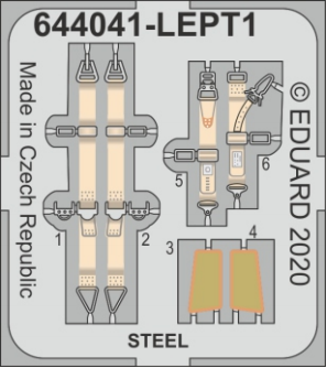 Eduard 644041 Me 262A LööK 1/48 TAMIYA – immagine 2