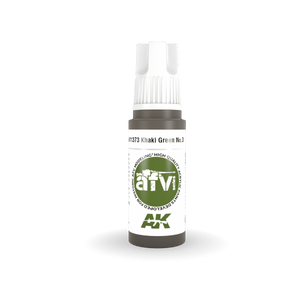 AK Interactive AK11373 Khaki green No.3 17ml – Bild 2