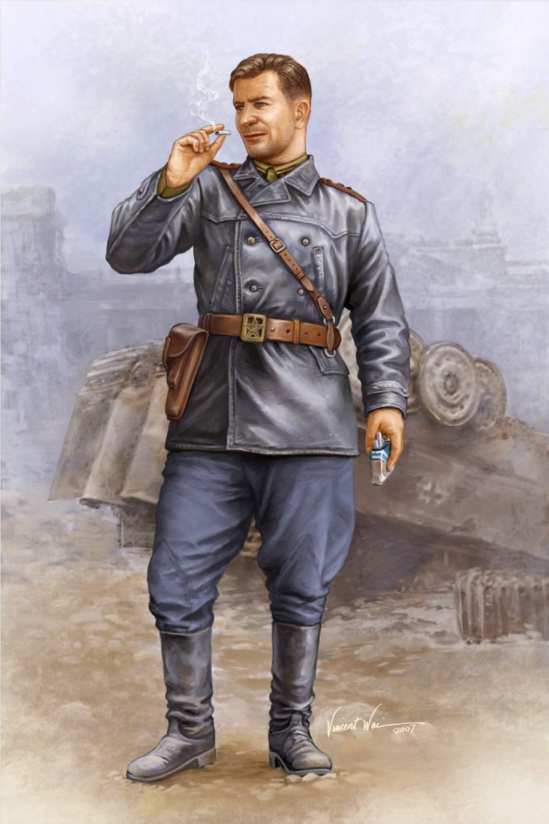 Trumpeter 00702 ÉQUIPAGE DE CHAR SOVIÉTIQUE DE LA SECONDE GUERRE MONDIALE Vol. 2 (1/16)