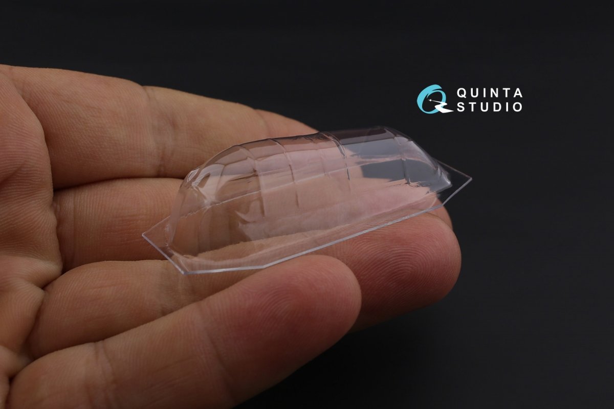 Verrière transparente thermoformée Quinta Studio QC48081 Yak-2 (pour kit Mars Models) 1/48 – image 3