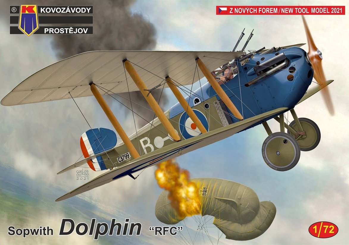 Kovozavody Prostejov KPM0273 Sopwith Dolphin « RFC » 1/72 