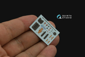 Quinta Studio QD+72168 Su-17M3 3D-Printed coloured Interior on decal paper (Modelsvit) (with 3D-printed resin part) 1/72 – Bild 5