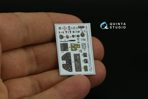 Quinta Studio QD48317 P-40E/K 3D-Printed &amp;amp; coloured Interior on decal paper (Hasegawa) 1/48 – imagen 2