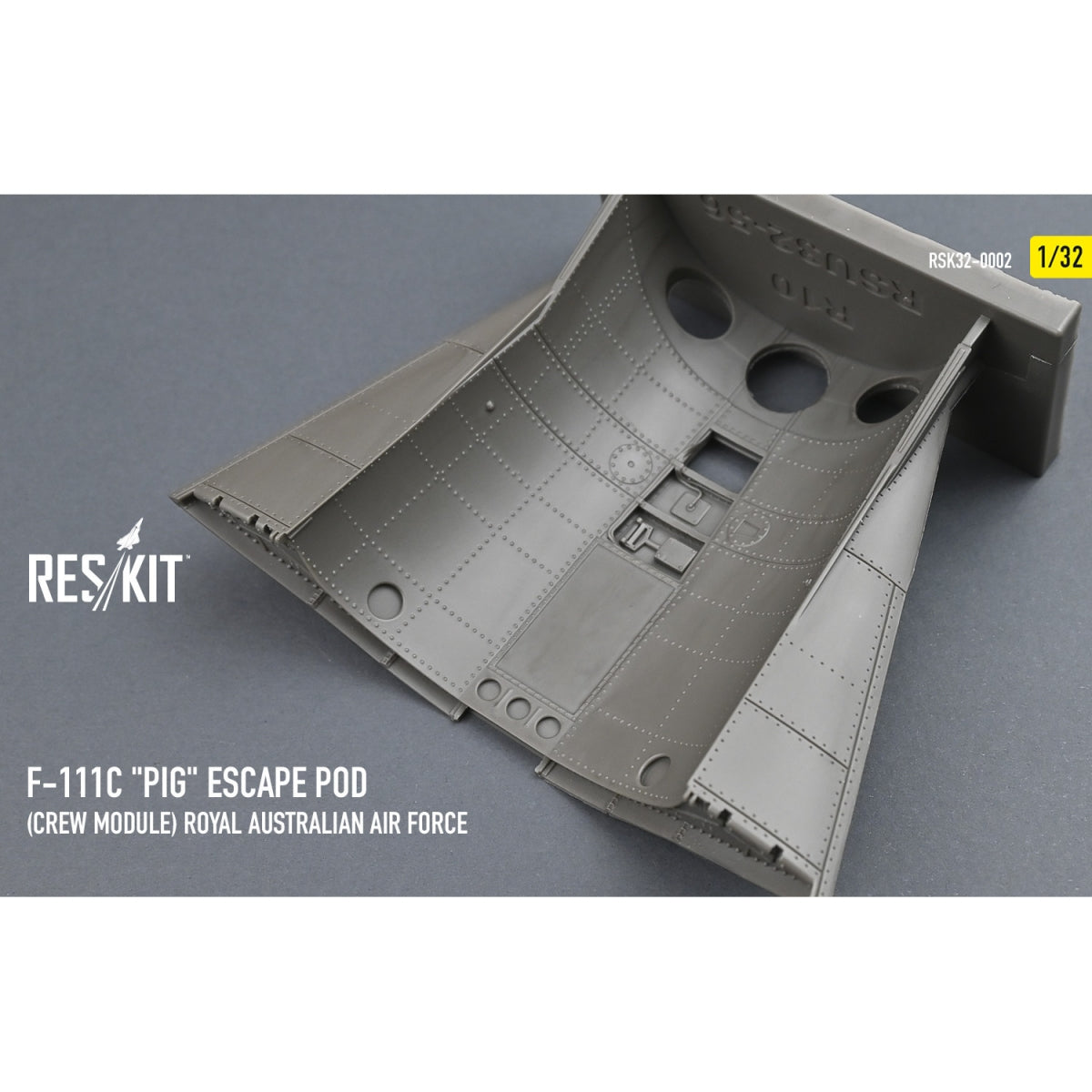 RESKIT RSK32-0002 F-111С "Pig" Escape Pod (Crew Module) Royal Australian Air Force - resin model kit 1/32