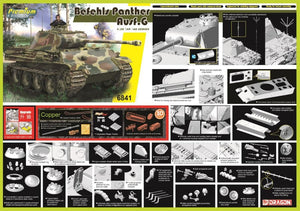 Dragon 6841 Befehls Panther Ausf.G (Premium Edition) 1/35 – immagine 2