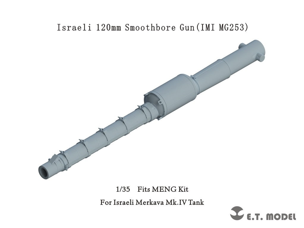 E.T. Model P35-335 Israeli 120mm Smoothbore Gun (IMI MG253) 1/35