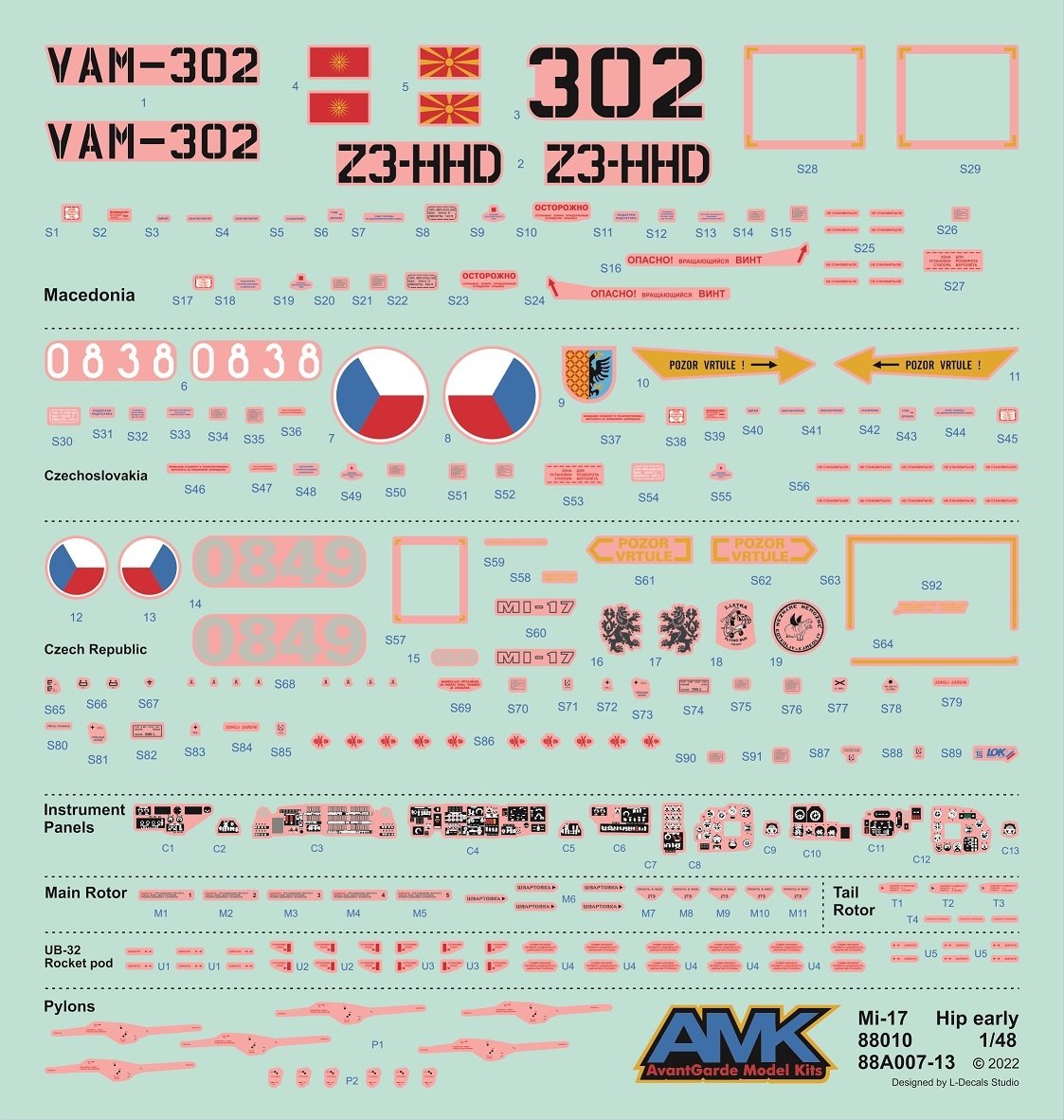 AMK 88010 Mi-17 Hip Early 1/48 – zdjęcie 2