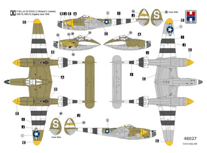 Hobby 2000 48027 P-38J Lightning ETO 1944 (ACADEMY+ CARTOGRAF + MASKI) 1/48 – immagine 2