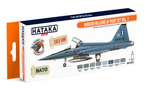 Hataka HTK-CS75 Modern Hellenic AF paint set vol. 2 (8x17ml)