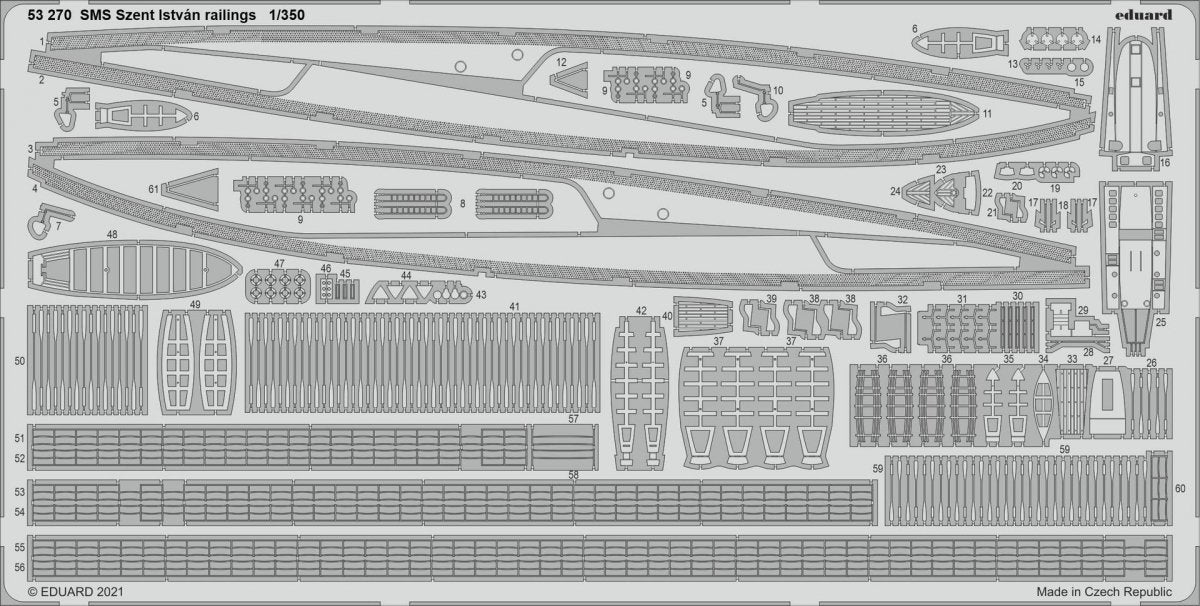 Eduard BIG5362 SMS Szent István TRUMPETER 1/350 – image 3