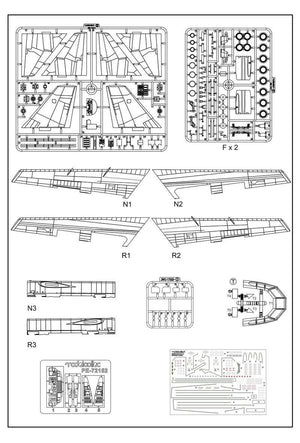 Modelcollect UA72210 B-52G Early Type 1967-1972 in Linebacker II Vietnam war 1/72 – zdjęcie 12