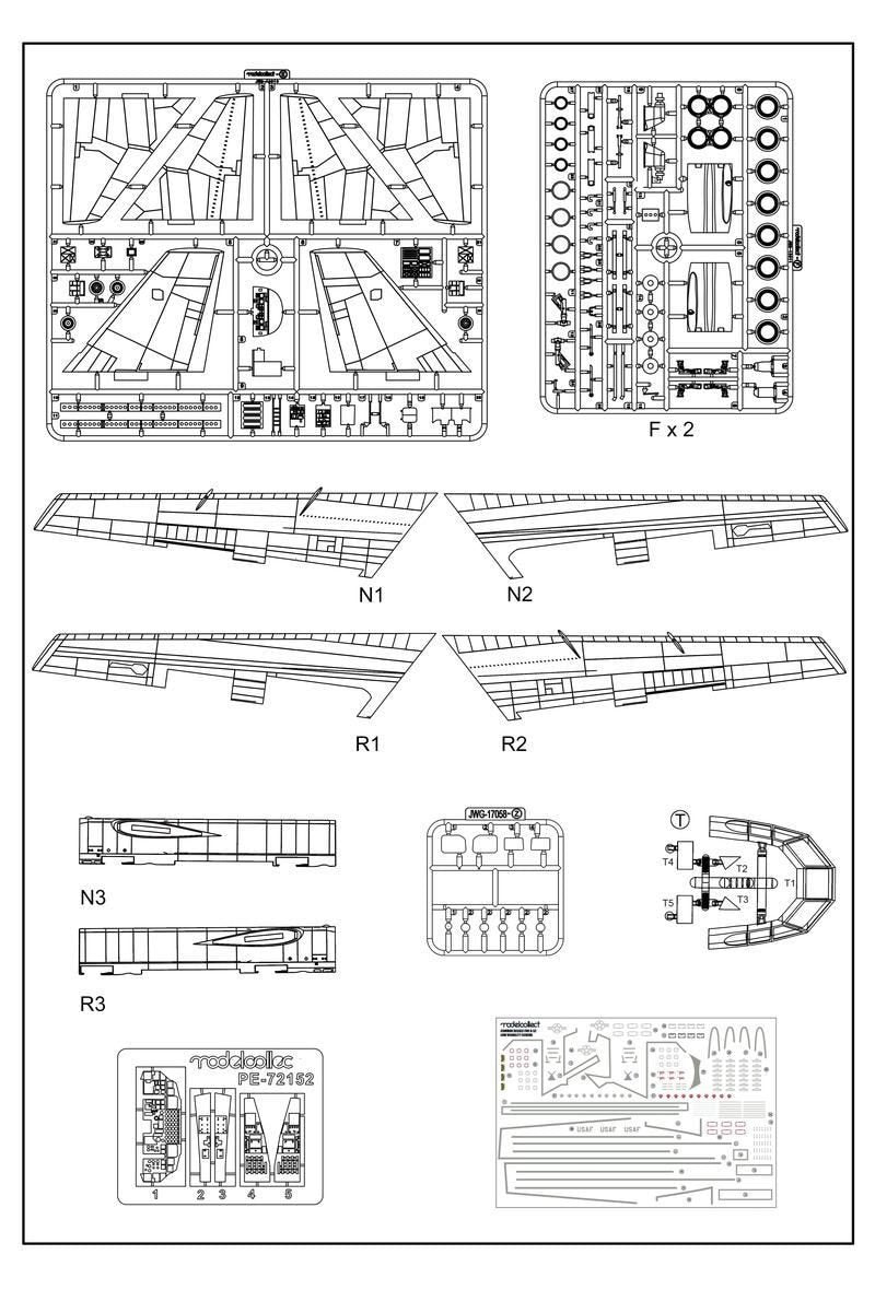 Modelcollect UA72210 B-52G Early Type 1967-1972 in Linebacker II Vietnam war 1/72 – zdjęcie 12