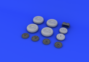 Eduard 648248 MiG-31 wheels 1/48 AMK – immagine 3