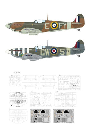 Eduard 11153 SPITFIRE STORY The Sweeps Spitfire Mk.Vb Limited edition 1/48 – Bild 2