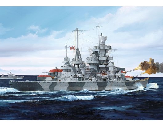 Trumpeter 05776 German Cruiser Admiral Hipper 1941 1/700