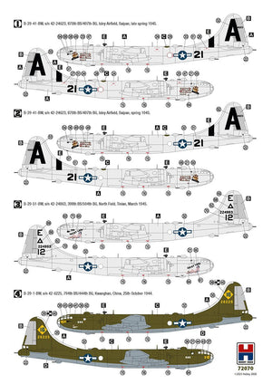 Hobby 2000 72070 B-29 Superfortress ( ACADEMY + CARTOGRAF + MASKI ) 1/72 – immagine 5