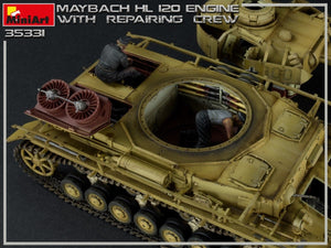 Miniart 35331 MAYBACH HL 120 ENGINE FOR PANZER III/IV FAMILY WITH REPAIR CREW 1/35 – Bild 16