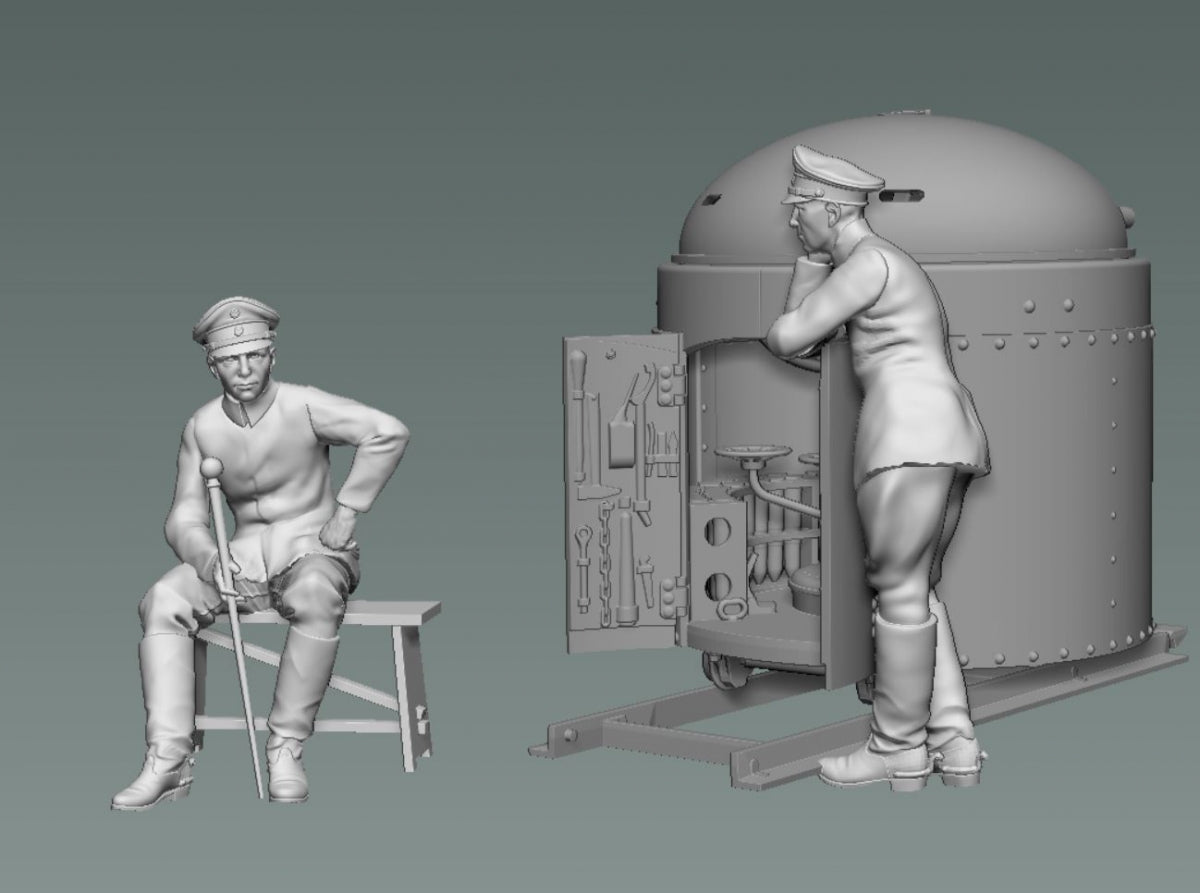 Copper State Models F35-049 Fahrpanzer german leaning crewman 1/35 – zdjęcie 3