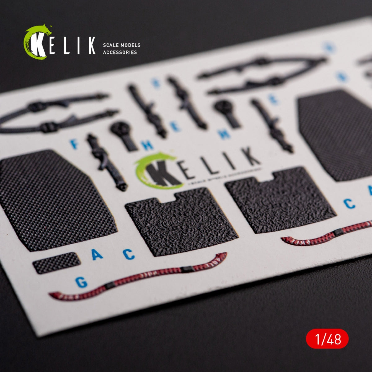 KELIK K48113 UH-60A Black Hawk - Type 1 interior 3D decals for ICM kit 1/48 – Bild 11