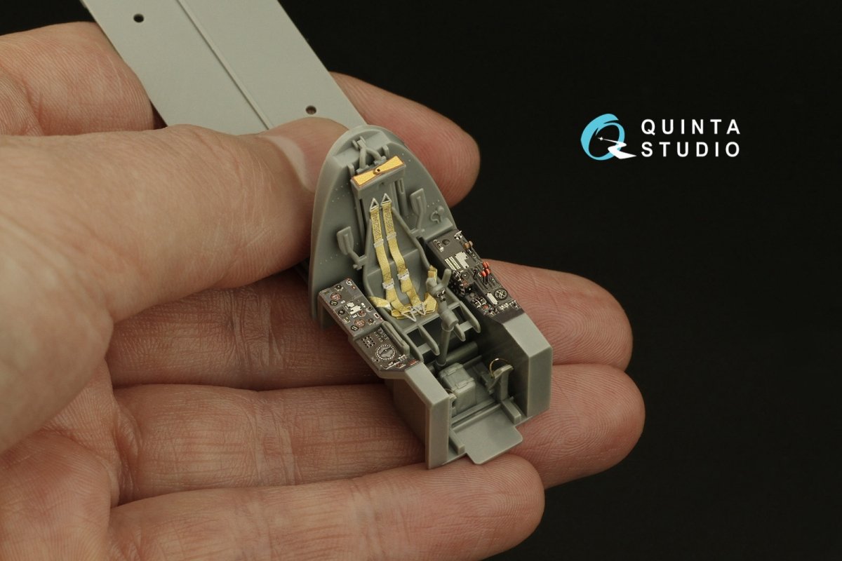 Intérieur imprimé en 3D et coloré sur papier décalcomanie Quinta Studio QD48328 Do 335A Pfeil (Tamiya) 1/48 – image 8
