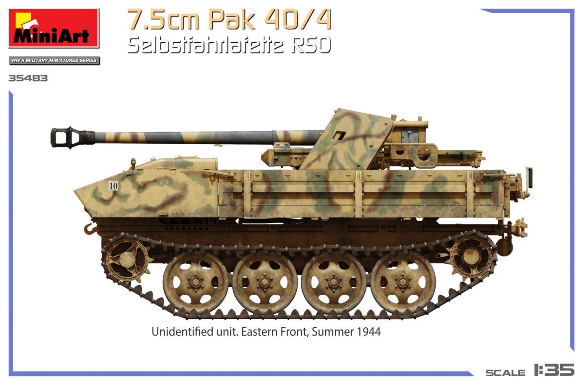 MiniArt 35483 7.5cm Pak 40/4. Selbstfahrlafette RSO 1/35 – Bild 15